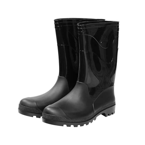 Bota De Hule Negra Montana Media T Botas De Hule