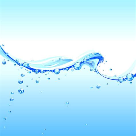 Cool Water Theme Vector Background Material 1 | Vector background ...