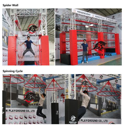 Outdoor Adventure Ninja Gym Warrior Course Equipment - Buy Attractive ...