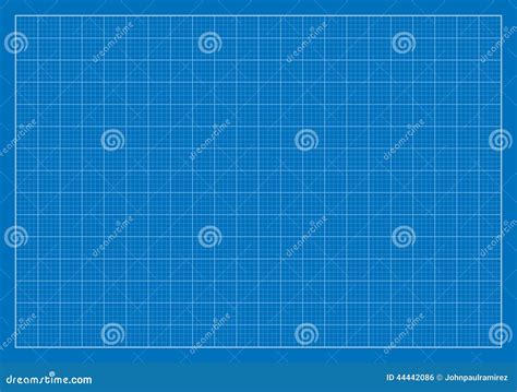 Blank Blueprint Grid Architecture Stock Vector Illustration Of