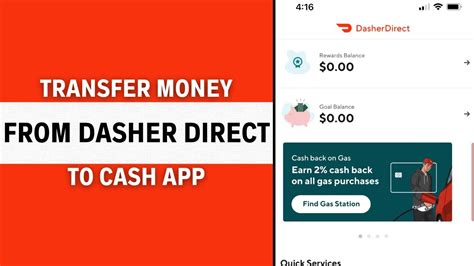 How To Transfer Money From Dasher Direct To CashApp YouTube