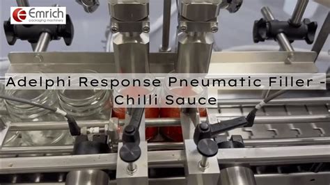 Emrich Packaging Machinery Adelphi Response Pneumatic Filler Chilli