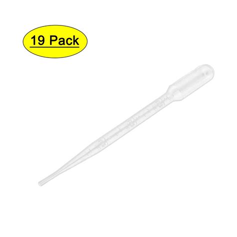 3ml Plastic Disposable Eye Dropper Graduated Transfer Pipette 160mm