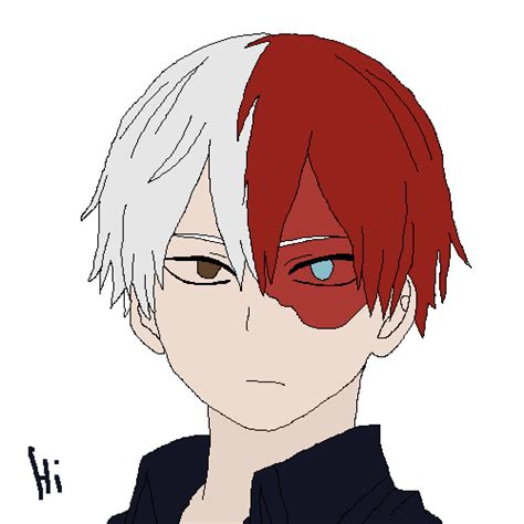 Pixilart Todoroki Base Collabbbbbbbbbb By Jellybeanellie