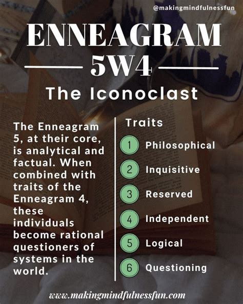 Enneagram 5w4 Explained: The Iconoclast » Making Mindfulness Fun