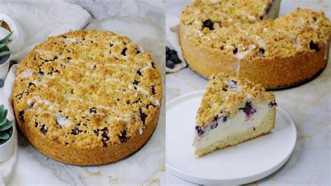 Blueberry Cheesecake Crumb Cake Recipe