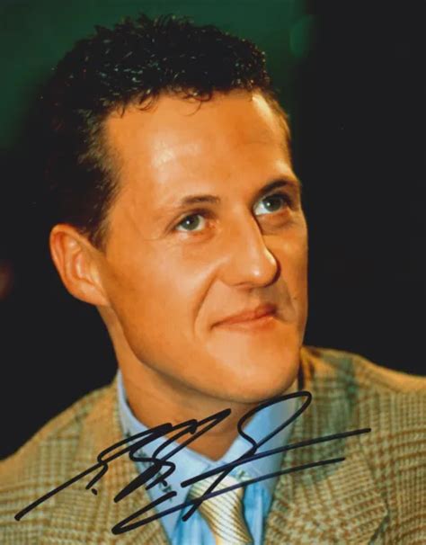 Michael Schumacher Original Autogramm Signiertes Foto Formel 1 Eur 249