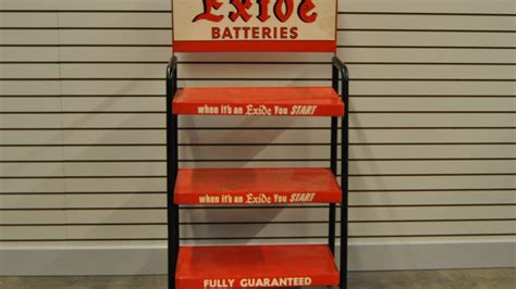 Exide Battery Rack 29x55 At Kissimmee 2014 As M379 Mecum Auctions