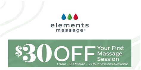 Massage Coupons Coral Springs Fl Elements Massage