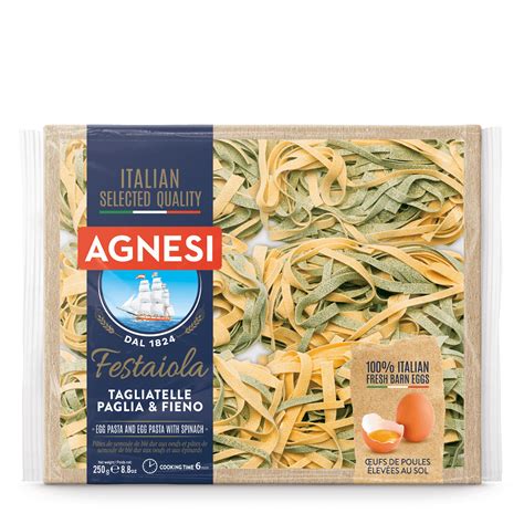 Tagliatelle All Uovo Paglia E Fieno Agnesi