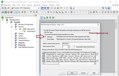 Flat File Source In Informatica