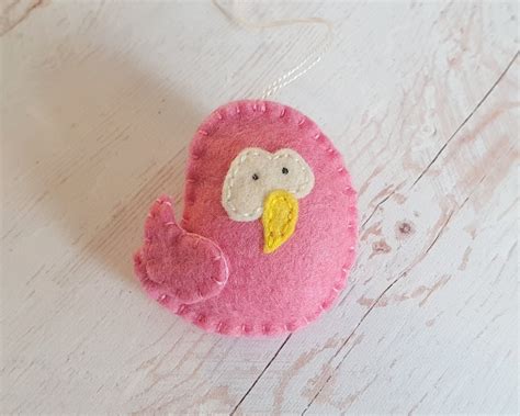 Little Bird Ornament Felt Ornaments Bird Ornament Felt Etsy