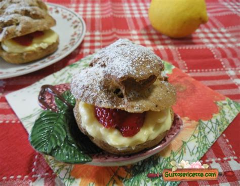 Bign Al Pistacchio Crema Lemon Curd E Fragole Gustose Ricette Di Cucina