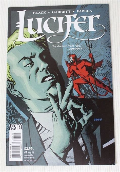 Vertigo Comics Lucifer Comic Book Issue No. 4 May 2016 for Mature Readers for sale online | eBay ...