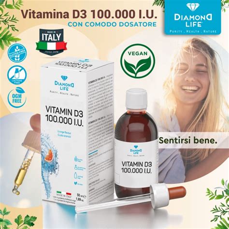 Vitamin D I U Integratore Naturale Vitamina D Concentrata