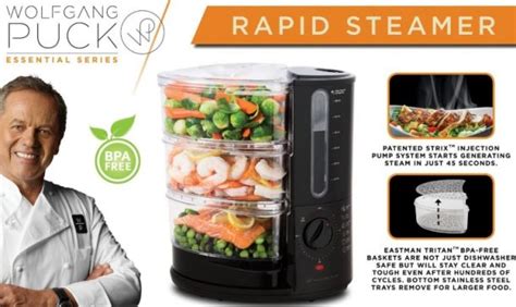 Wolfgang Puck Rapid Food Steamer