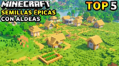 TOP 5 SEMILLAS CON ALDEAS EN MINECRAFT PE 1 19 Semillas De Minecraft