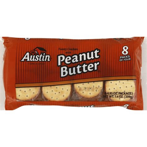 Austin Toasty Crackers, with Peanut Butter | Crackers | Foodtown