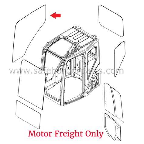 Case - Cab Glass - Excavators - Safe Harbor Parts