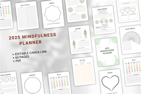 2025 Mindfulness Planner Graphic By Aylani Emilia Creative Fabrica