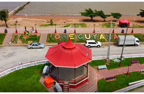 Kingston Seawall Taking Shape To Become World Class Facility Guyana