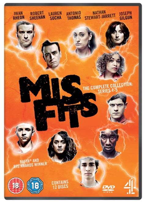 Misfits Series Dvd Box Set Free Shipping Over Hmv Store