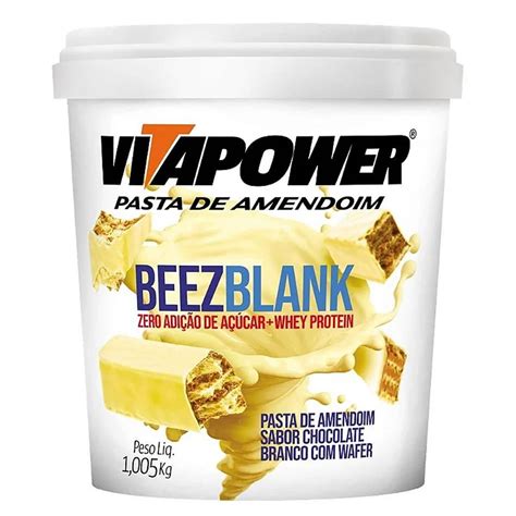 Pasta De Amendoim Integral 1005g BeezBlank VitaPower OtimaNutri