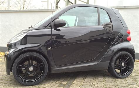 Alufelgen Smart Fortwo 451 DBV Mauritius 17 Zoll Felgensatz Schwarz