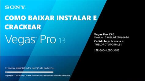 Como Baixar Instalar E Crackear Sony Vegas Pro Youtube