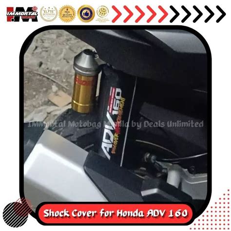 Honda ADV 160 Shock Cover By IMMortal Motobag Shopee Philippines