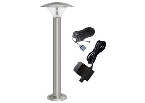 Led Bollard Light Stainless Steel Cool White With 12v Transformer Zlc047cw