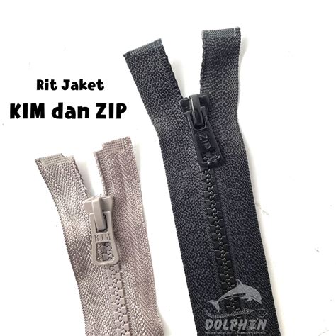 Jual Satuan Resleting Jaket Zip Dan Kim Cm Rit Ritsleting Vislon