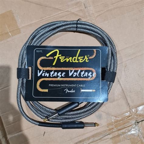 Jual Kabel Jack Gitar Dan Bass Merek Fender Panjang 3 Meter Shopee