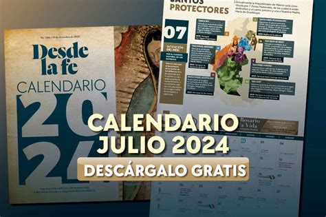 Calendario Julio 2024 Con Festivos Para Descargar E Imprimir Gratis