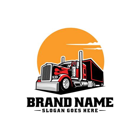 Trucking Logo Premium Vector Logo Design Isolated Ready Made Logo Concept 11376533 Vector Art