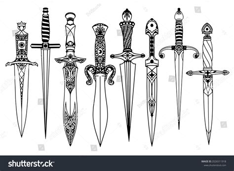 Dagger Illustrated Royalty-Free Images, Stock Photos & Pictures | Shutterstock