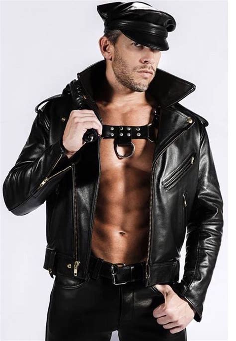 Classic Perfecto Steerhide Leather Motorcycle Jacket In