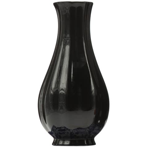 Moooi X Royal Delft Black Vase The Cushion Shop