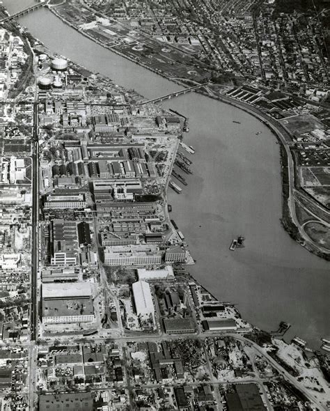 Aerial Views of the Washington Navy Yard Before, During, and After