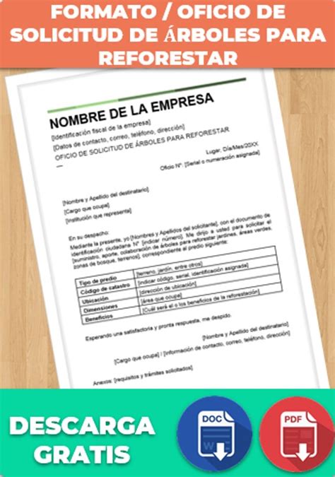 Oficio De Solicitud De Rboles Para Reforestar Ejemplos Y Formatos