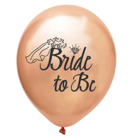 Duże Balony Bride To Be Wieczór Panieński Bride To Be Rose Gold Inna