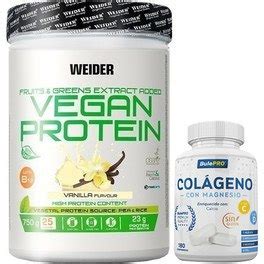 Pack Weider Vegan Protein 750 Gr 100 Protéine Végétale BulePRO