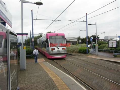 PHOTO 2 Midland Metro Tram No 05 At West Bromwich Central 13 08 12 1