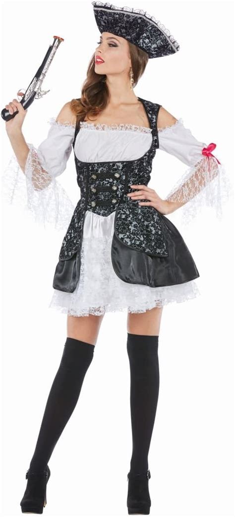 Rubie S Damen Kost M Piratenbraut Piratin Kleid Karneval Gr Amazon