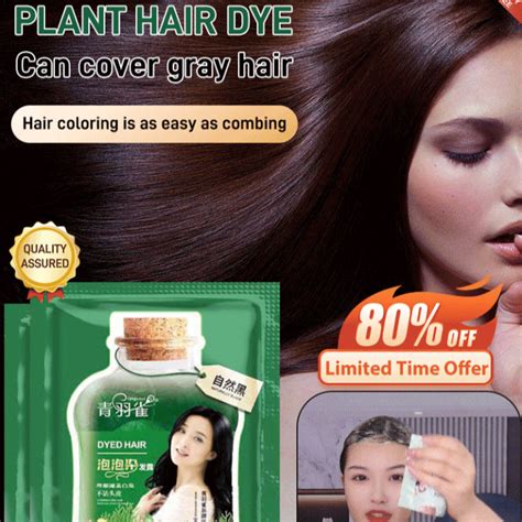 plant ingredients bubble dyeing shampoo plant multi color optional hair