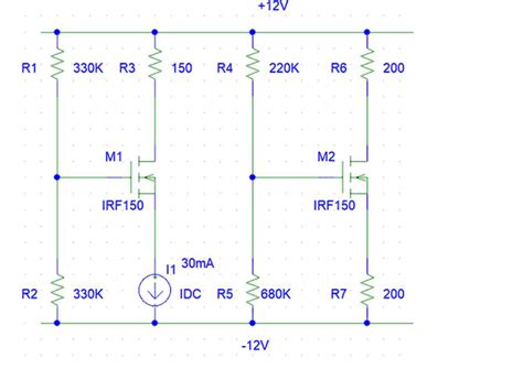 Solved In The Circuit Shown Below Transistors M And M Chegg