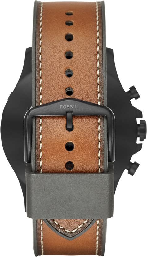 Customer Reviews Fossil Q Nate Hybrid Smartwatch 50mm Stainless Steel Black Ftw1114 Best Buy