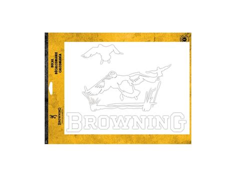 Browning Wildlife Scene Ducks Decals