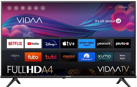 Customer Reviews Hisense 43 Class A4 Series Led Full Hd 1080p Smart Vidaa Tv 43a4kv Best Buy