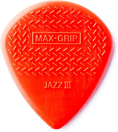 Dunlop Guitar Pick Nylon Max Grip Jazz Iii Pk R N Amazon In